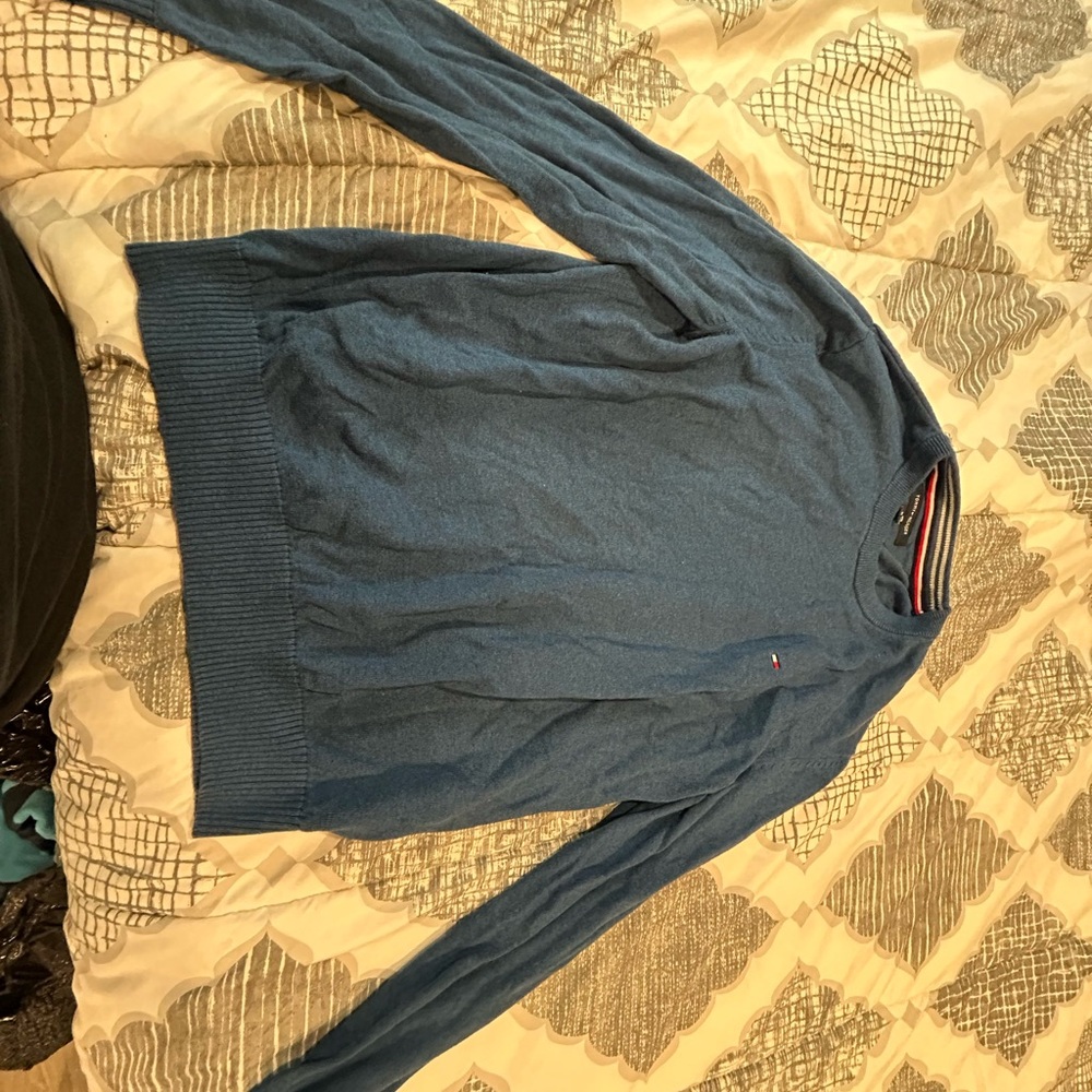 Tommy Hilfiger Blue Crewneck Sweater